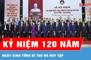 Tổng Bí thư, Chủ tịch nước Tô Lâm dự Lễ kỷ niệm 120 năm Ngày sinh Tổng Bí thư Hà Huy Tập