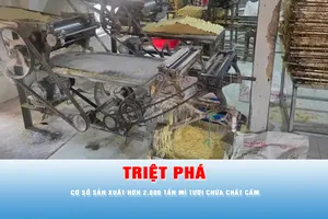 Podcast bản tin trưa 26-4: Triệt phá cơ sở sản xuất hơn 2.800 tấn mì tươi chứa chất cấm