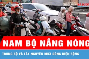 Nam bộ nắng nóng, có nơi trên 36 độ C