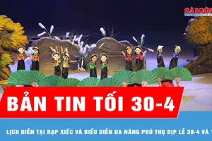 Bản tin tối 30-4: Lịch diễn tại Rạp Xiếc và Biểu diễn đa năng Phú Thọ dịp Lễ 30-4 và 1-5