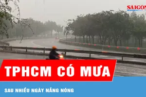 TPHCM xuất hiện mưa “vàng” giải nhiệt sau nhiều ngày nắng nóng