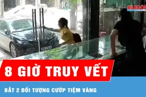 8 giờ truy vết đôi nam nữ cướp tiệm vàng tại Hà Tĩnh