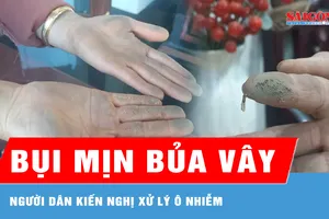 Bụi mịn bủa vây khu dân cư, người dân kiến nghị xử lý ô nhiễm