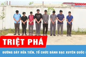 Triệt phá đường dây rửa tiền, tổ chức đánh bạc xuyên quốc gia 