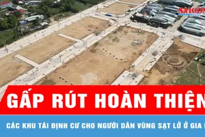Gấp rút hoàn thiện các khu tái định cư cho người dân vùng sạt lở ở Gia Lai 