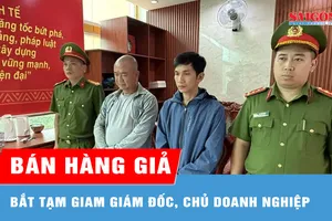 Bắt tạm giam giám đốc, chủ doanh nghiệp buôn bán hàng giả 