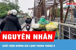 Cơ quan khí tượng lý giải đợt không khí lạnh hiếm gặp trong tháng 6 