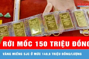 Sáng 8-6, giá vàng giảm 600.000 đồng/lượng 