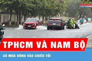 TPHCM và Nam bộ có mưa dông vào chiều tối