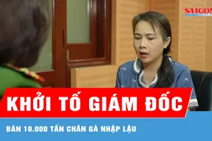 Khởi tố giám đốc bán 10.000 tấn chân gà nhập lậu