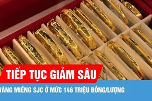 Sáng 30-6, giá vàng tiếp tục giảm sâu