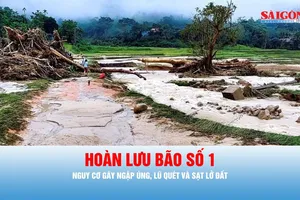Podcast tin trưa 5-7: Nguy cơ ngập úng, lũ quét và sạt lở đất do hoàn lưu bão số 1