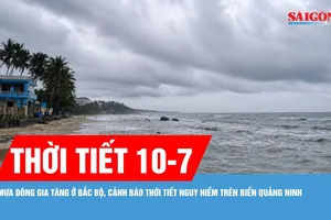 Mưa dông gia tăng ở Bắc bộ, cảnh báo thời tiết nguy hiểm trên biển Quảng Ninh 