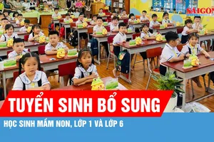 Nhiều trường tại TPHCM tuyển bổ sung học sinh mầm non, lớp 1 và lớp 6