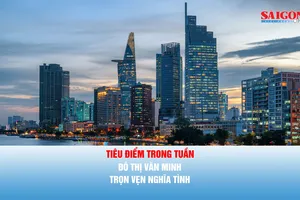 Tiêu điểm trong tuần: ĐÔ THỊ VĂN MINH - TRỌN VẸN NGHĨA TÌNH