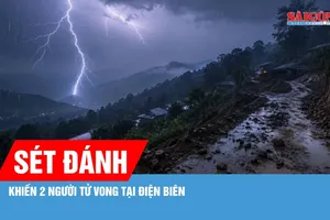 Điện Biên có 2 người chết do sét đánh, Lai Châu tìm kiếm 1 người mất tích 
