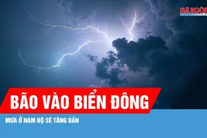 Bão vào Biển Đông, mưa ở Nam bộ tăng dần