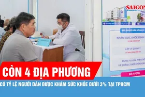 TPHCM còn 4 địa phương có tỷ lệ người dân được khám sức khỏe dưới 3% 