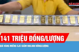 Sáng 1-8, giá vàng trong nước giảm theo đà thế giới