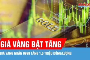 Sáng 6-8, giá vàng tăng thêm đến 1,6 triệu đồng/lượng