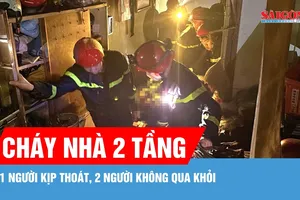 Cháy nhà 2 tầng ở TPHCM, cha và con trai 12 tuổi tử vong 