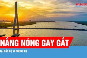 Nam bộ giảm mưa, Bắc bộ và Trung bộ nắng nóng gay gắt