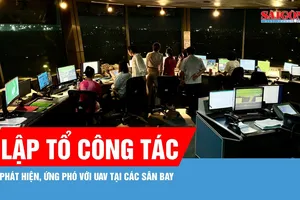 Lập tổ công tác phát hiện, ứng phó với UAV tại các sân bay 