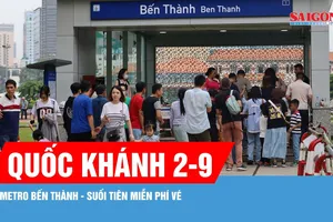 Metro Bến Thành - Suối Tiên miễn phí vé ngày Quốc khánh 2-9
