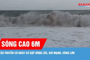 Cảnh báo bão số 5 gây gió mạnh và sóng lớn ở Bắc Biển Đông