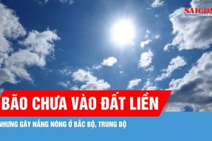 Bão số 5 chưa vào đất liền, di chuyển chậm trên biển
