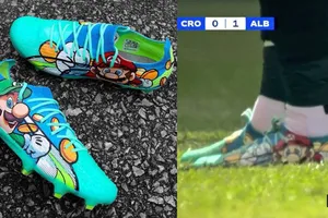 Sắc màu Euro: Khi Asani mang giày Super Mario hay chuyện vận may từ những đôi giày
