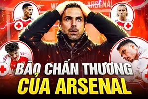 Arsenal lại run sợ trước vạch đích?