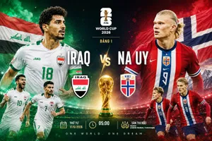 Bảng I, Na Uy - Iraq: Haaland và cuộc chiến của những kẻ khát khao
