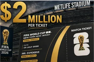 Vé xem chung kết World Cup 2026 chạm mốc 2,3 triệu USD