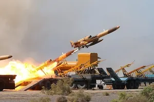 Iran phóng UAV trong một đợt diễn tập. Ảnh: TASNIM