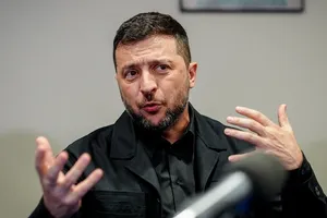 Tổng thống Ukraine Volodymyr Zelensky. Ảnh: EPA