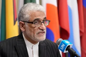 Đại sứ và Đại diện thường trực của Iran tại LHQ, ông Amir Saeid Iravani. Ảnh: IRNA