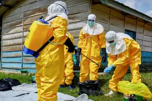 Ngăn chặn đợt bùng phát Ebola tại xã Hoho thuộc Bunia, tỉnh Ituri, Cộng hòa Dân chủ Congo. Ảnh: WORLD BANK
