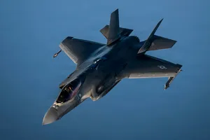 Tiêm kích F-35A của Mỹ hoạt động tại Trung Đông, ngày 10-6. Ảnh: USAF