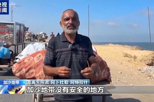 加沙城流离失所民众：希望能把我们当作人来看待