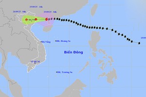 9号台风位置及路径。