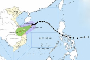 12号台风逼近沿岸 从河靖到广南出现特大暴雨 