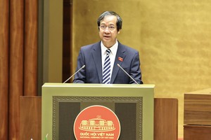 教育与培训部长阮金山。图自越通社