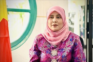 马来西亚驻越副大使希克·艾达·萨福拉·尼扎·奥斯曼。（图自越通社） 
