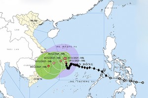 15号台风的位置和路径。 
