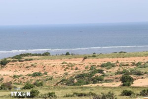 宁顺核电1号项目（宁顺省福营乡）选址现场。 
