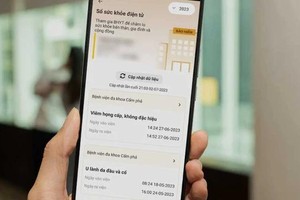 在VNeID应用程式上集成电子健康册。 