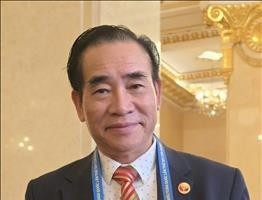 越侨记者阮辉胜。