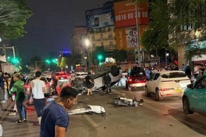 交通事故现场。