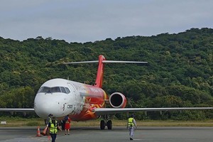 Vietjet 增租10架COMAC飞机。目前，此类飞机正执飞河内、胡志明市-昆仑岛的航线。 